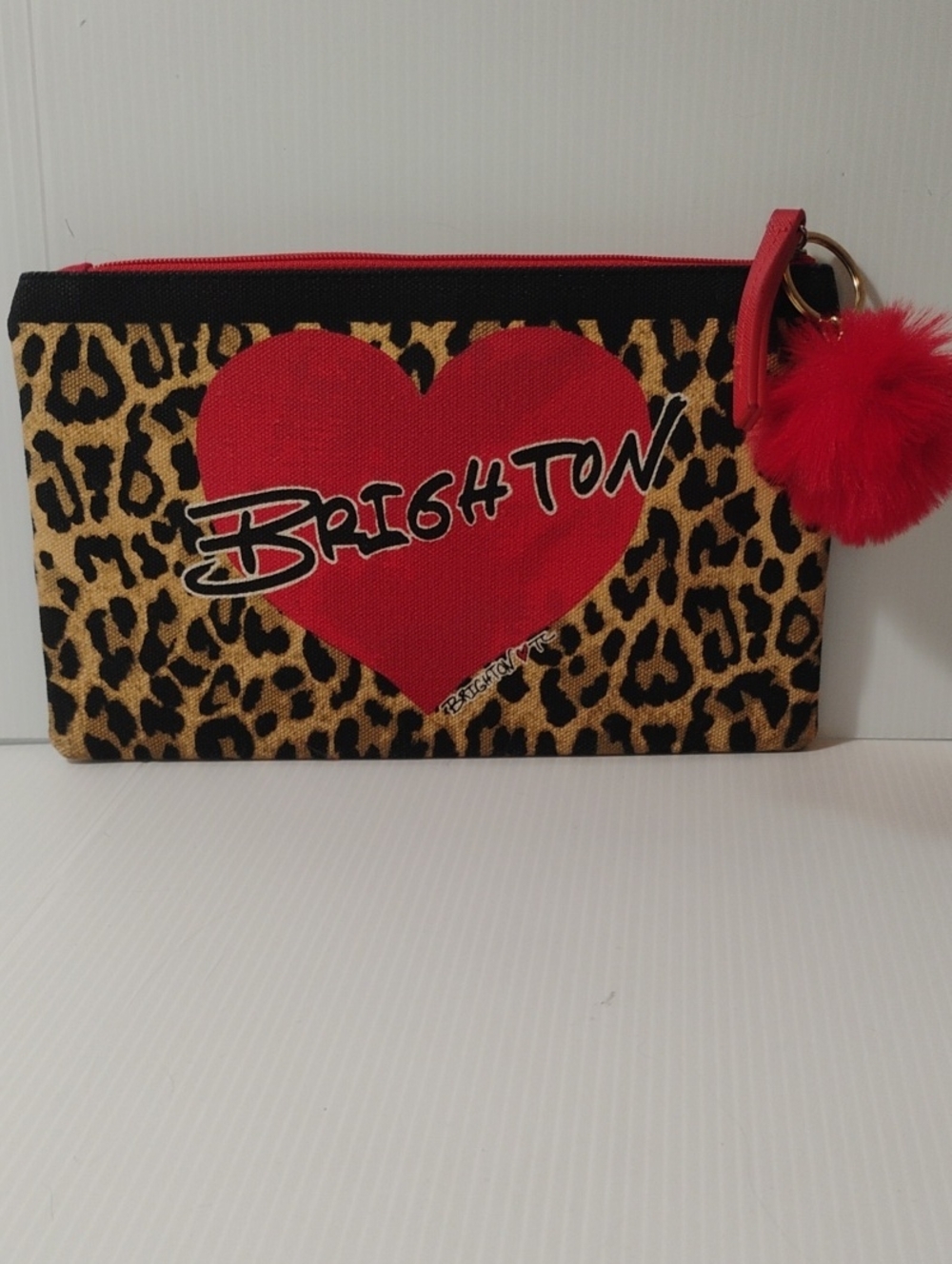 Brighton Pouch/Clutch With Pom-Pom